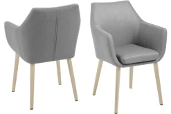 Krzesło Nora szary jasny