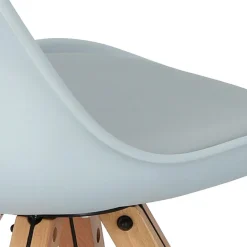 Krzesło Norden Star Square PP szary jasny/naturalny