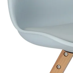 Krzesło Norden Star Square PP szary jasny/naturalny