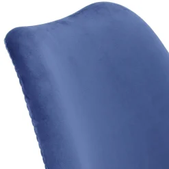 Krzesło Norden Star Square Velvet niebieski