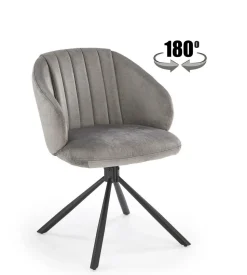 Krzesło obrotowe Arnadine szare