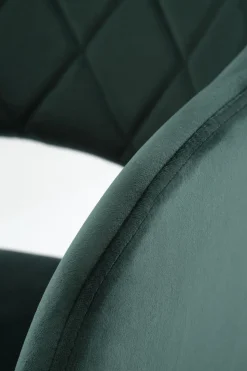 Krzesło obrotowe Cretas Velvet ciemny     zielony