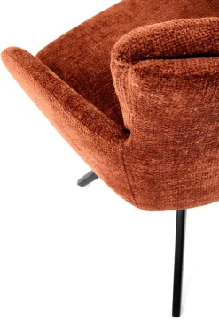 Krzesło obrotowe Dahlia cynamonowy