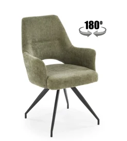 Krzesło obrotowe Naty oliwkowe