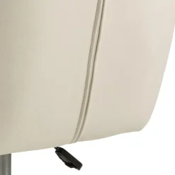 Krzesło obrotowe Nora beżowe welwetowe