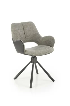 Krzesło obrotowe Odette szare