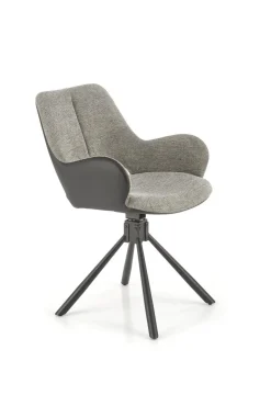 Krzesło obrotowe Odette szare