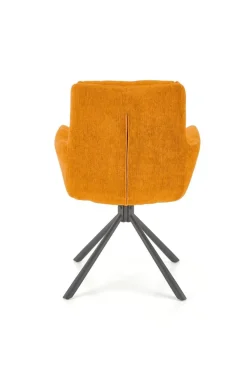 Krzesło obrotowe Ophelia musztardowe