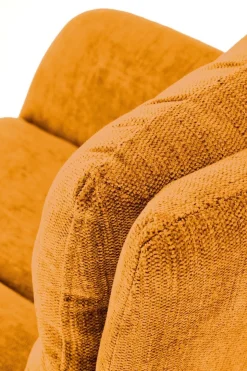 Krzesło obrotowe Ophelia musztardowe