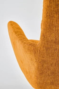 Krzesło obrotowe Ophelia musztardowe