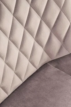 Krzesło obrotowe Veroniq beżowe przeszycia