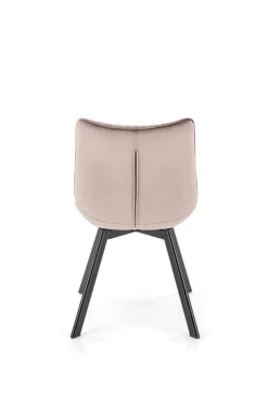 Krzesło obrotowe Veroniq beżowe przeszycia