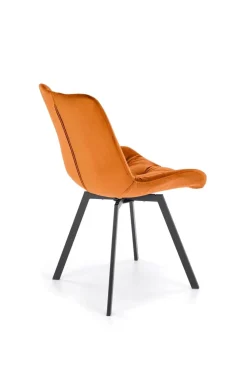 Krzesło obrotowe Veroniq cynamonowe pikowane