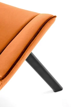 Krzesło obrotowe Veroniq cynamonowe przeszycia