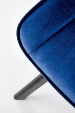 Krzesło obrotowe Veroniq granatowe przeszycia