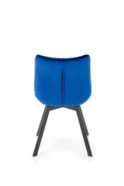 Krzesło obrotowe Veroniq granatowe przeszycia