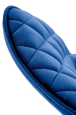 Krzesło obrotowe Veroniq granatowe przeszycia