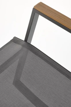 Krzesło ogrodowe Nupur szary