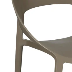 Krzesło Oido mild grey z tworzywa