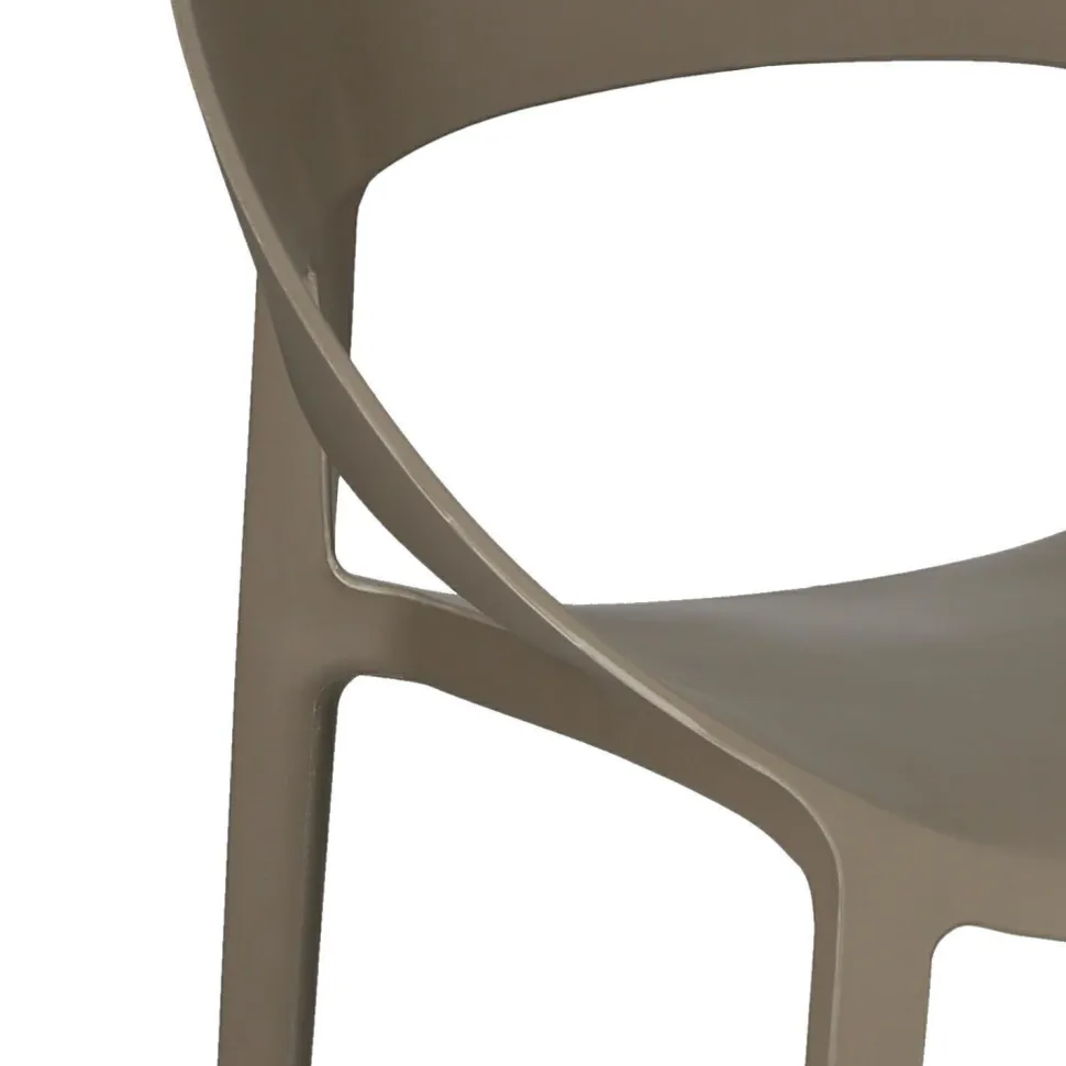 Krzesło Oido mild grey z tworzywa