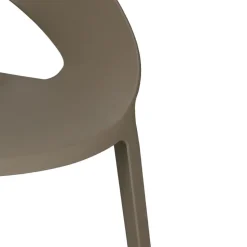 Krzesło Oido mild grey z tworzywa