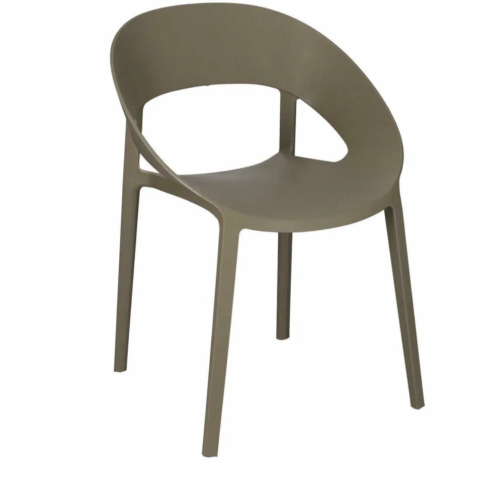 Krzesło Oido mild grey z tworzywa