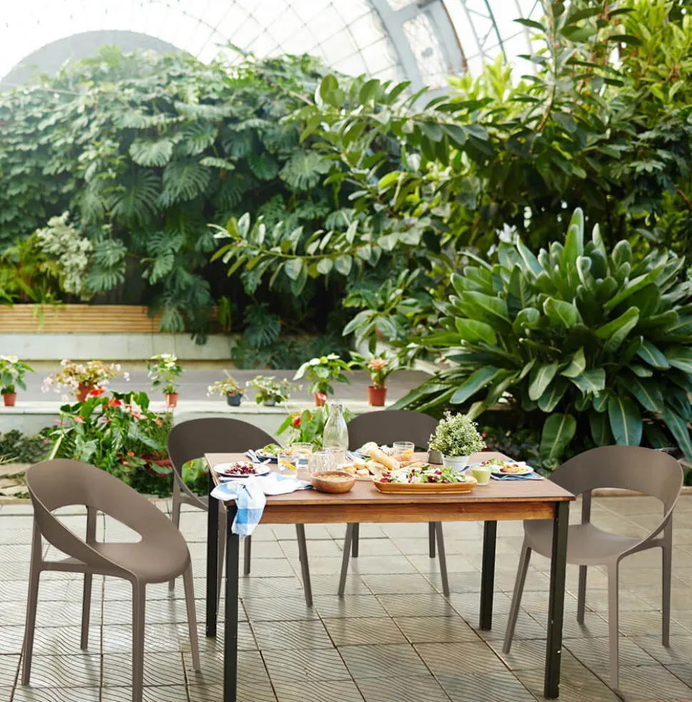 Krzesło Oido mild grey z tworzywa