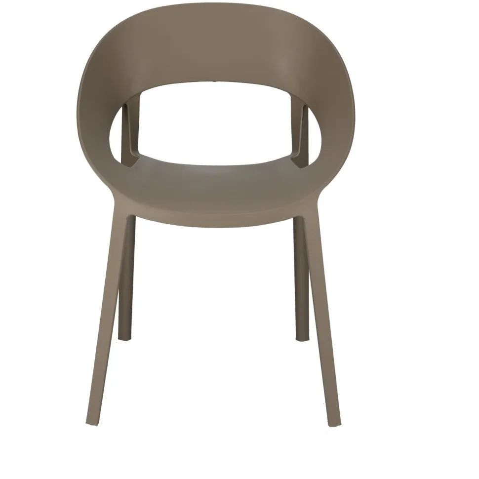 Krzesło Oido mild grey z tworzywa