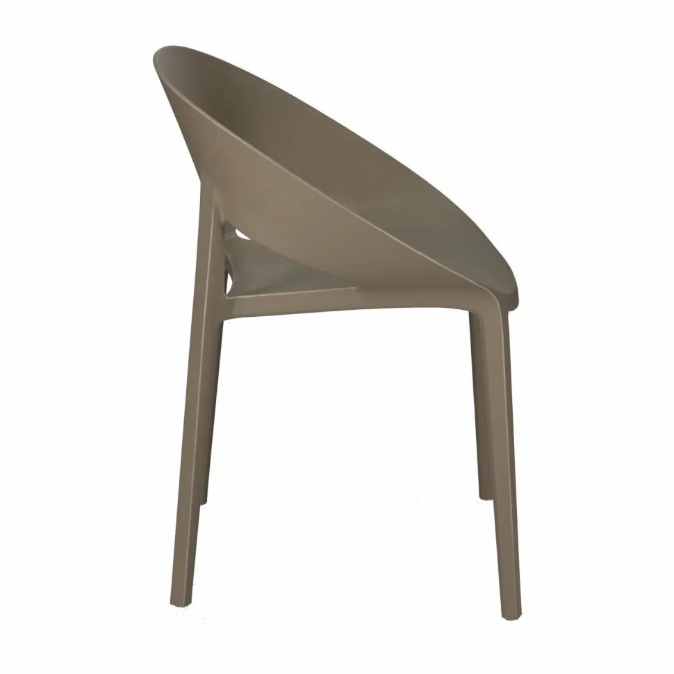 Krzesło Oido mild grey z tworzywa