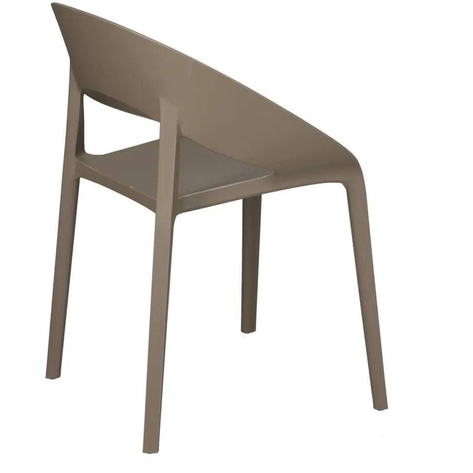 Krzesło Oido mild grey z tworzywa