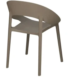 Krzesło Oido mild grey z tworzywa