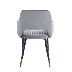 Krzesło Olivia Velvet szare