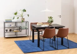 Krzesło Oregon brązowe PU