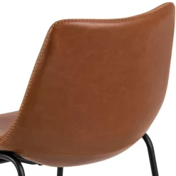 Krzesło Oregon brązowe PU