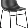 Krzesło Oregon czarne PU