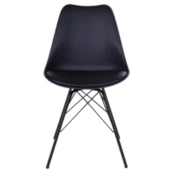 Krzesło Oslo czarne PU