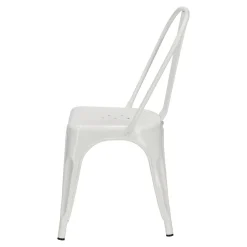 Krzesło Paris białe inspirowane Tolix