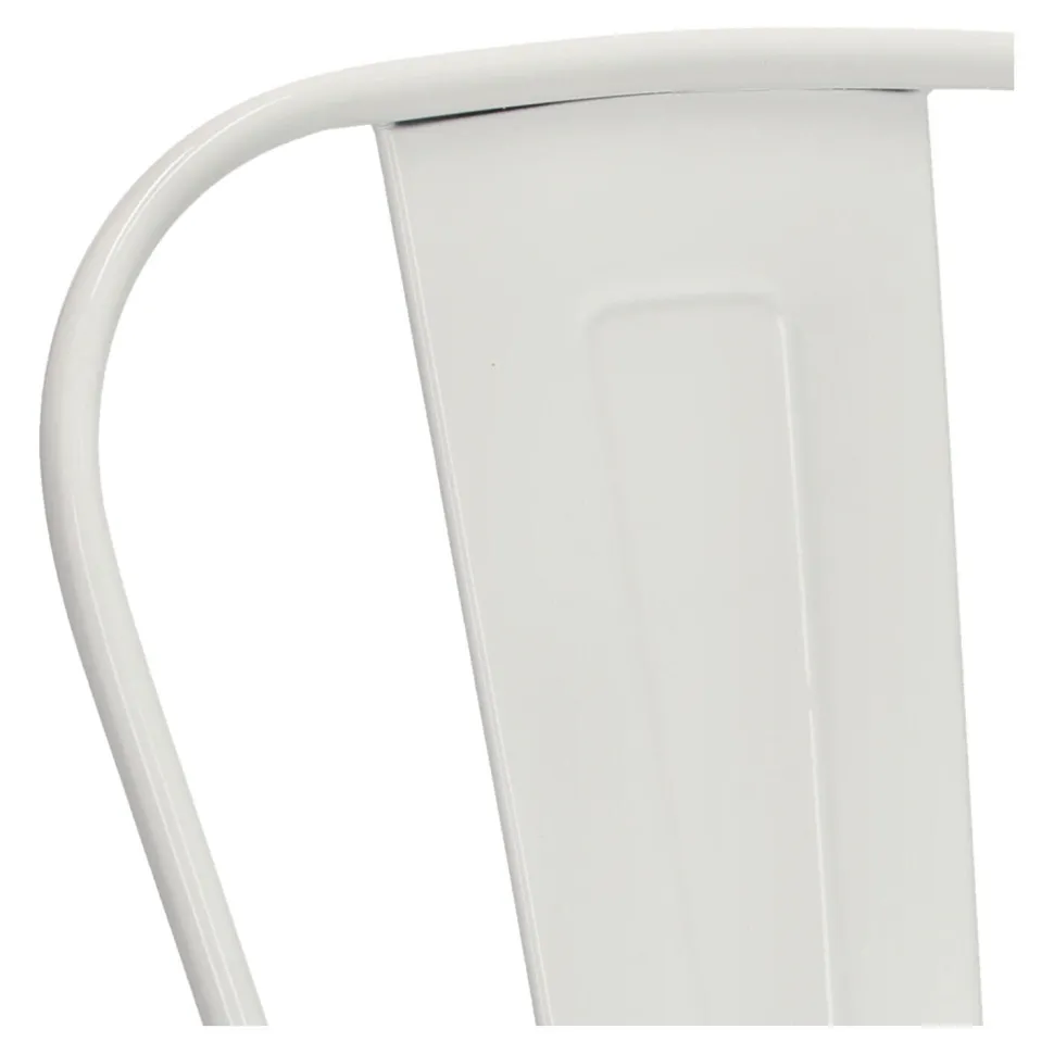 Krzesło Paris białe inspirowane Tolix