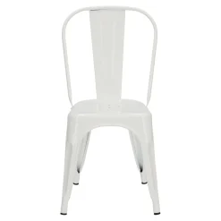 Krzesło Paris białe inspirowane Tolix