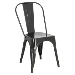 Krzesło Paris czarne inspirowane Tolix