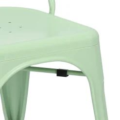 Krzesło Paris zielone inspirowane Tolix