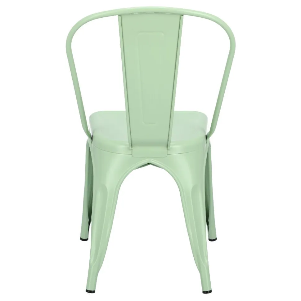 Krzesło Paris zielone inspirowane Tolix