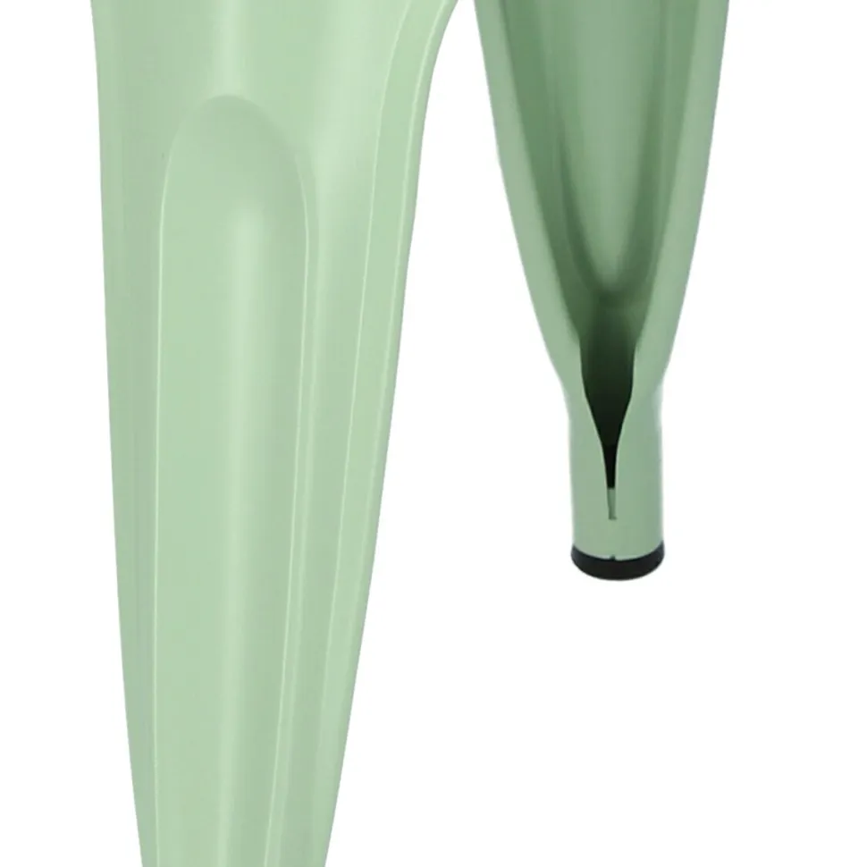 Krzesło Paris zielone inspirowane Tolix