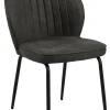 Krzesło Patricia antracytowe