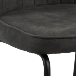 Krzesło Patricia antracytowe