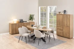 Krzesło Patricia beżowe ciemne