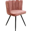 Krzesło Paum VIC różowe tapicerowane