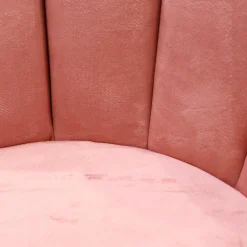 Krzesło Paum VIC różowe tapicerowane