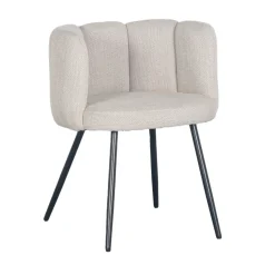 Krzesło Paume beżowe tkanina