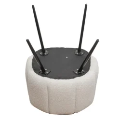 Krzesło Paume beżowe tkanina